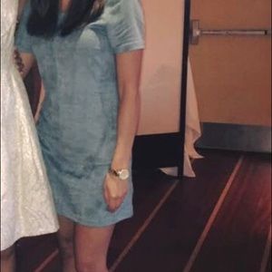 Designer Lab by Lord & Taylor suede dress mini